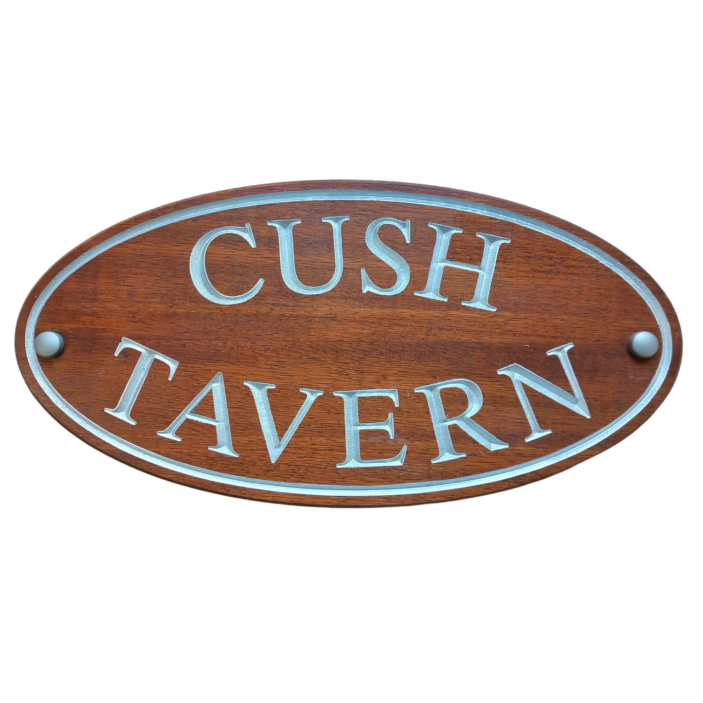 Wooden Oval Sign (395x185mm)