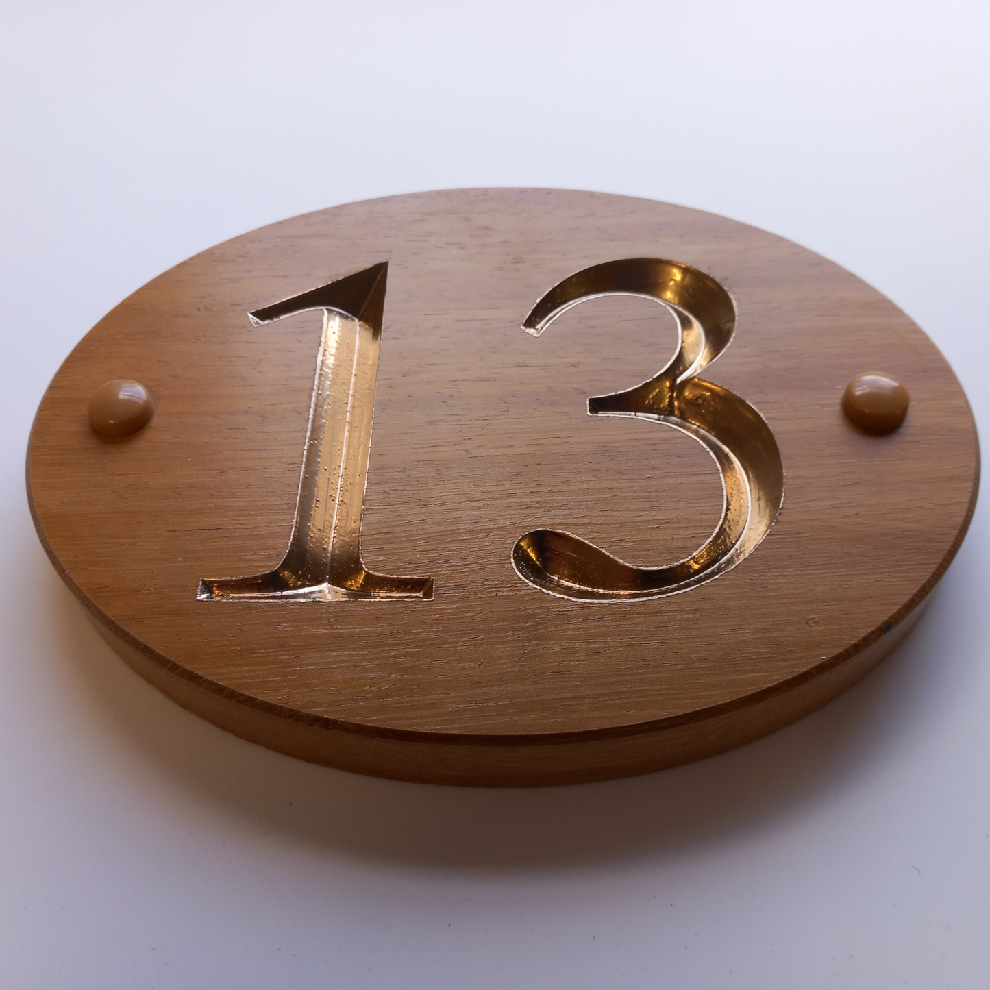 Wooden Oval Sign (195x145mm)