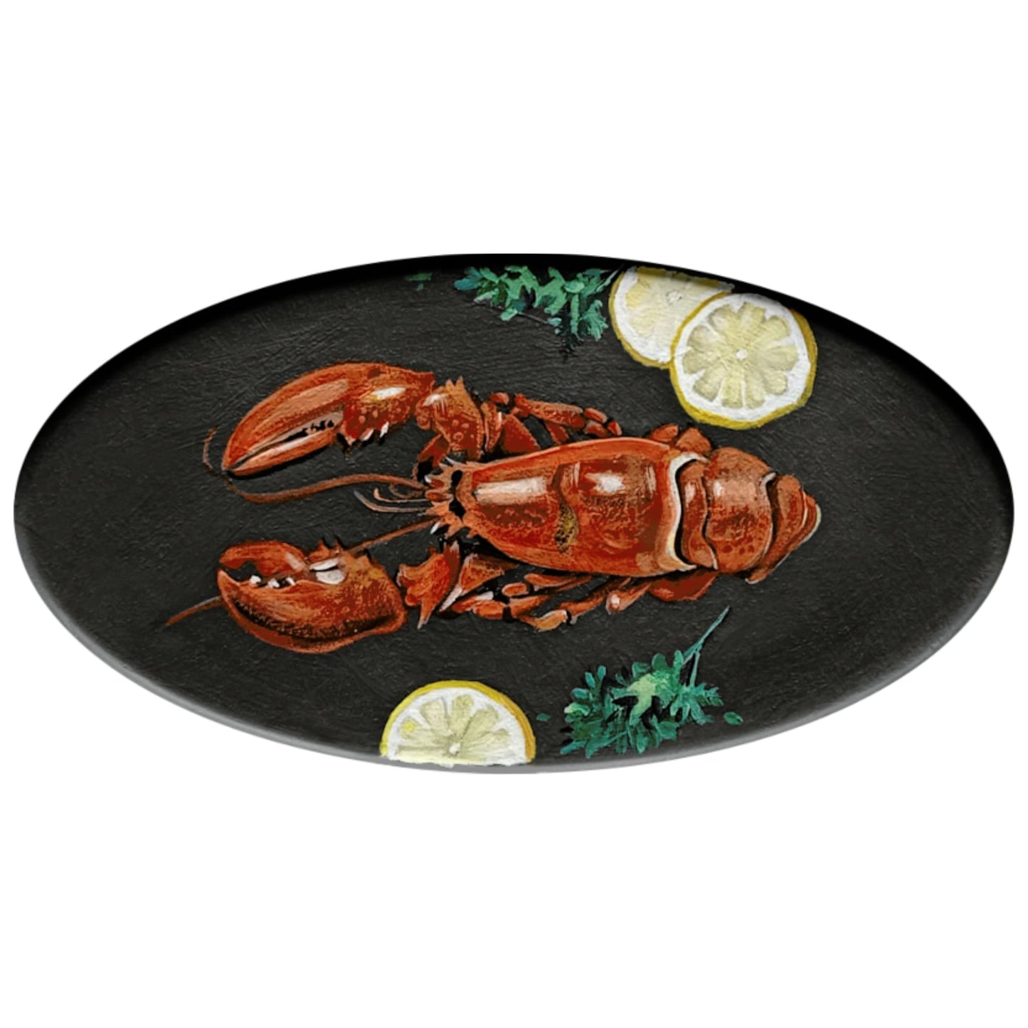 handpainted lobster art