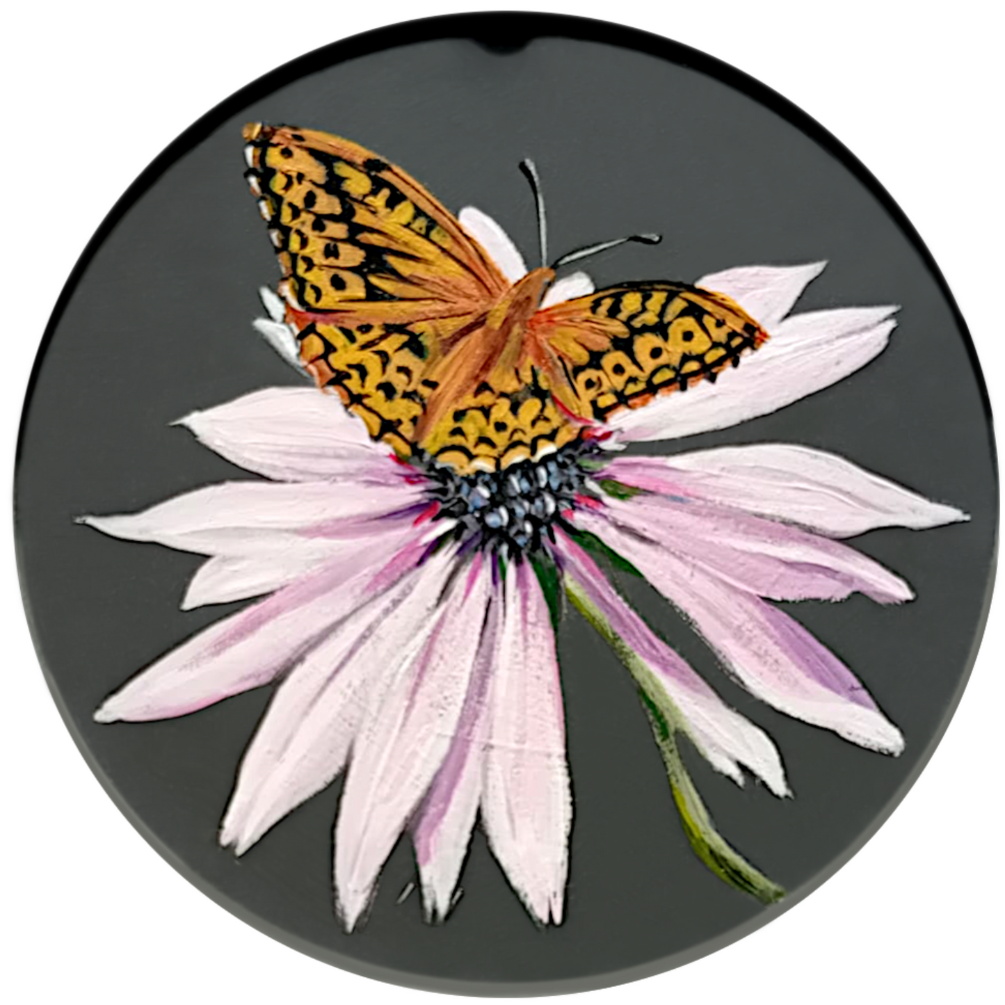 butterfly daisy art