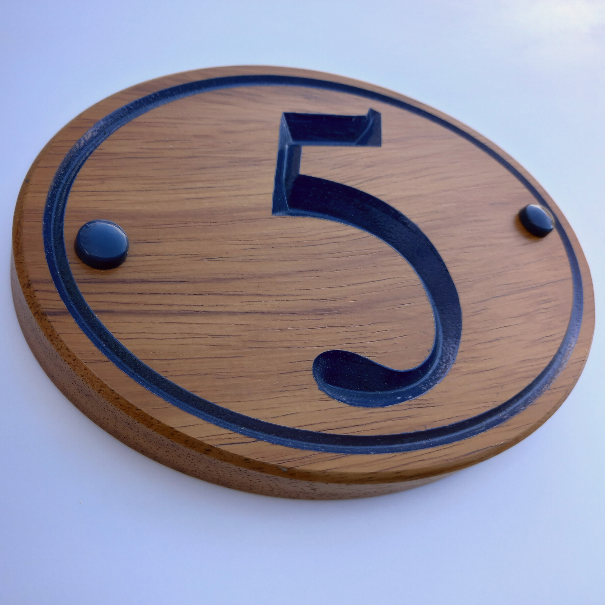 Wooden Oval Sign (195x145mm)