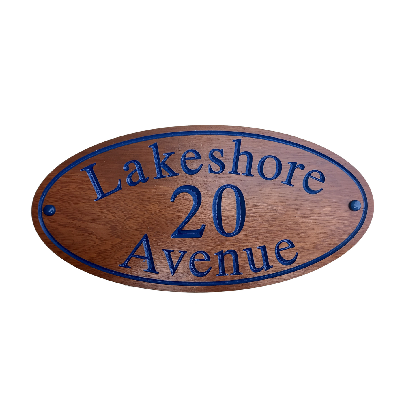 Wooden Oval Sign (395x184.9mm)