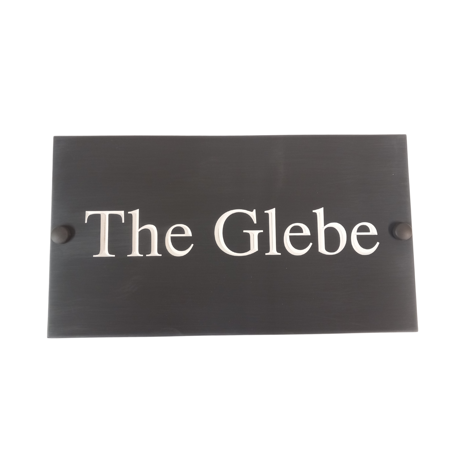 Grey Rectangle Corian Sign (325x180mm)