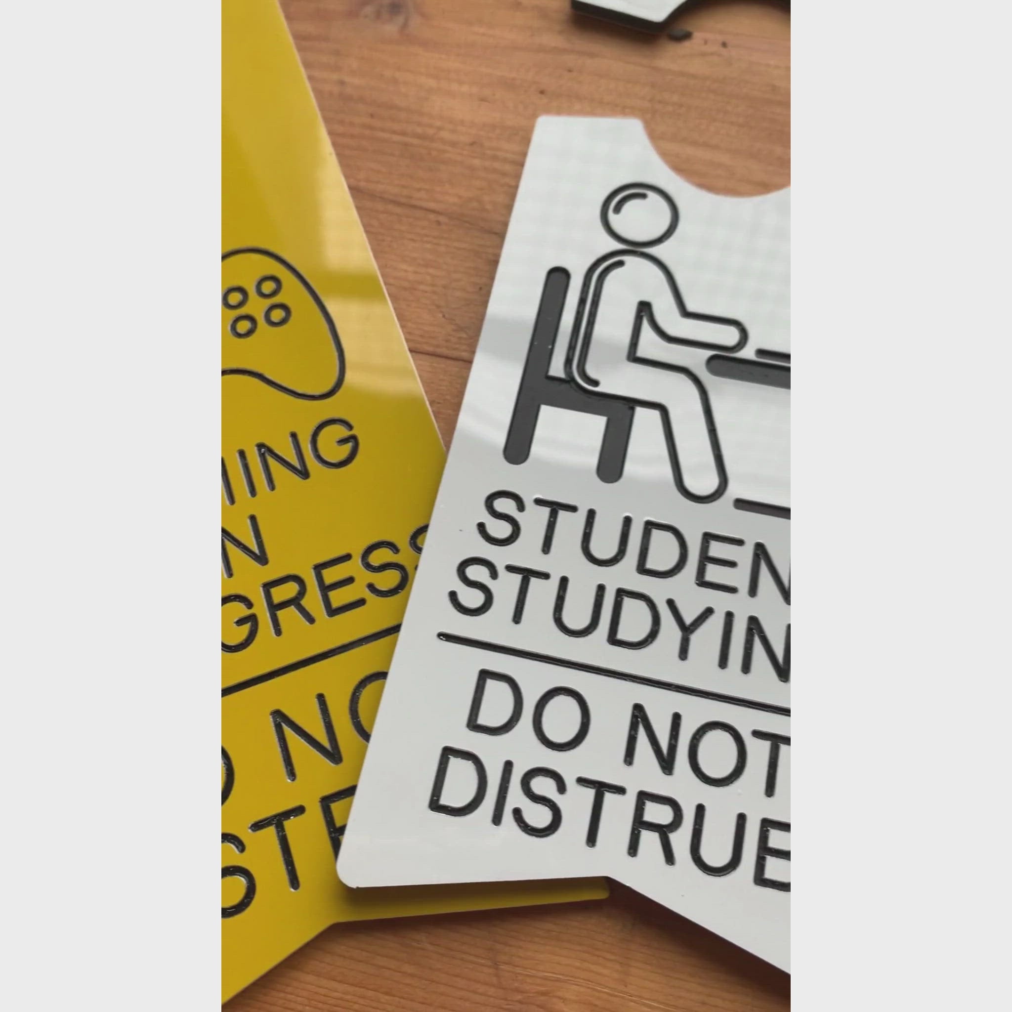 Student Do Not Disturb Door Sign