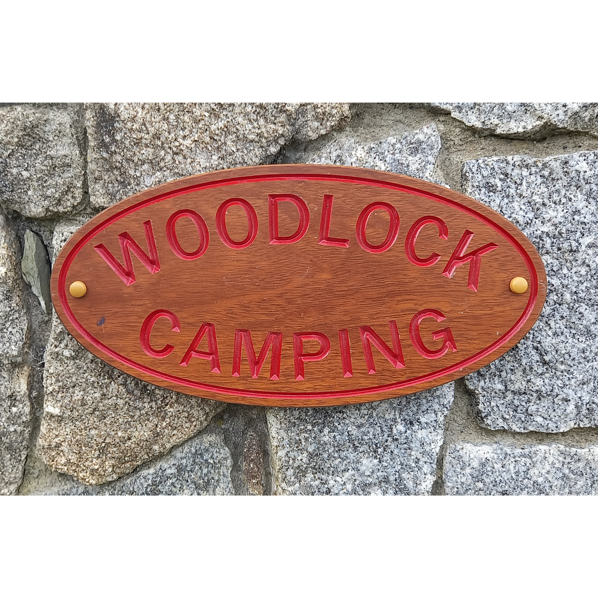 Wooden Oval Sign (395x184.9mm)