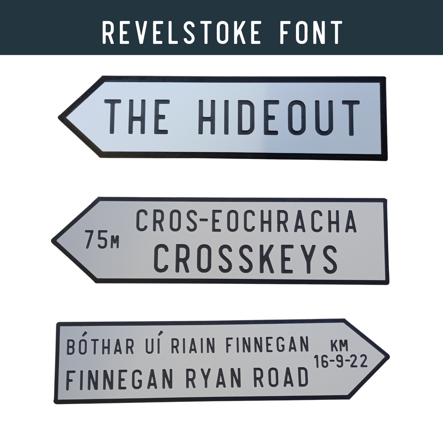 Irish Road Sign (Small) - Personalise It