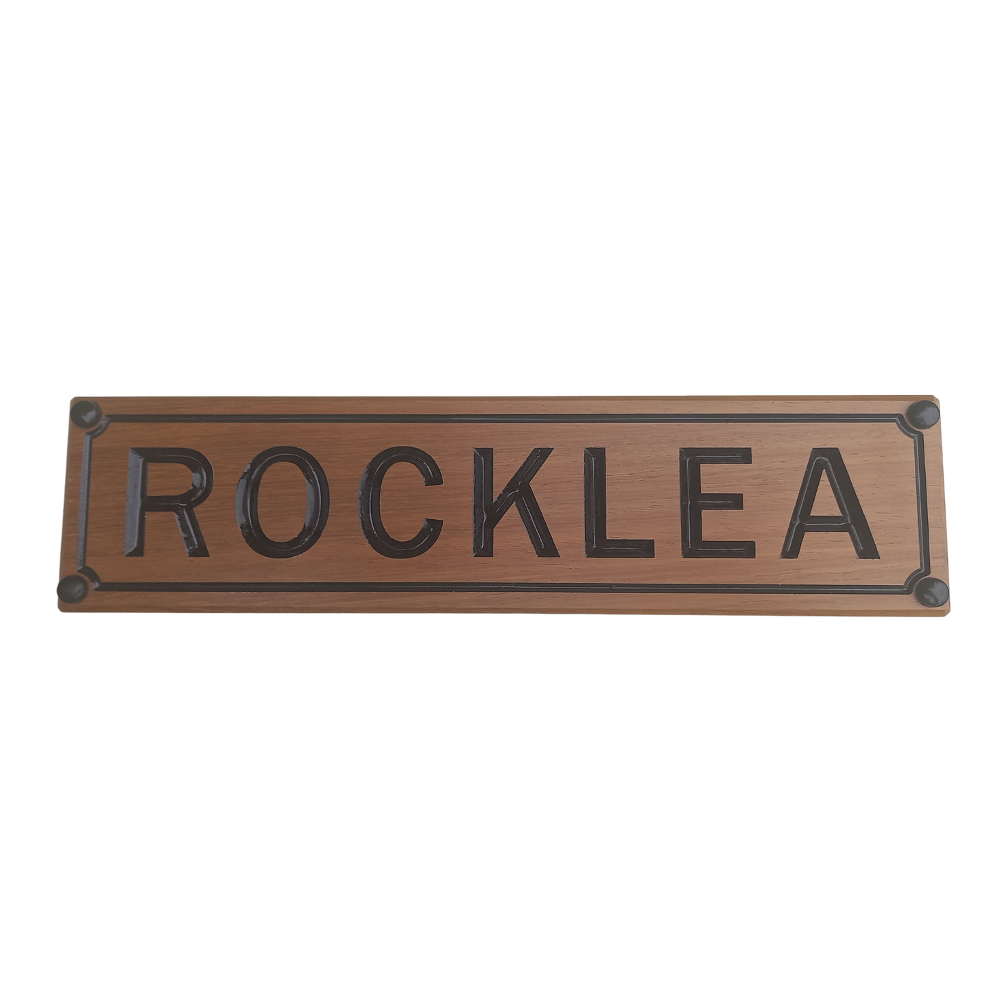 Wooden Rectangle Sign (400x100mm)